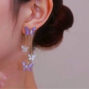 Butterfly Drop Earrings
